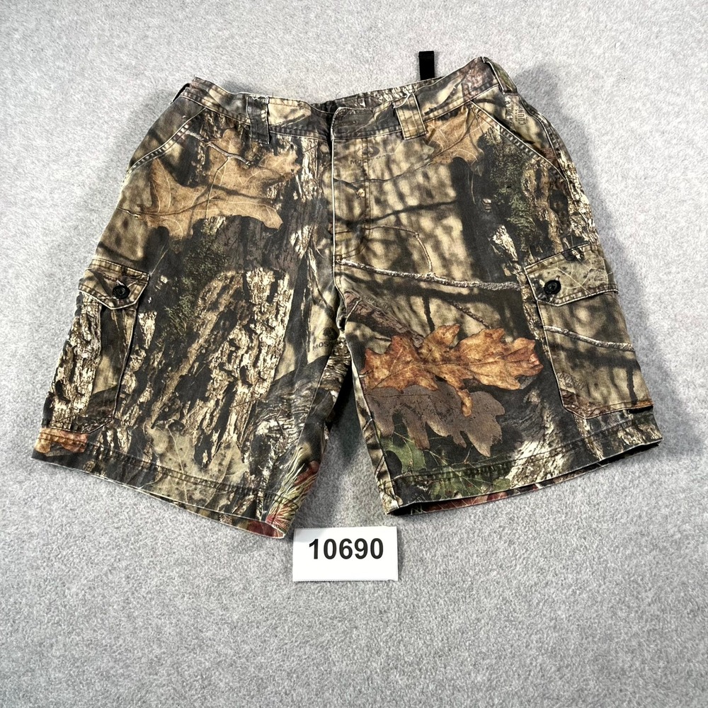 Guide Series Cargo Shorts Mens Large Multicolor Mossy Oak Utility Pocket Outdoor